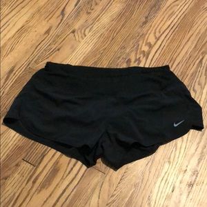 Nike Dri-Fit Black Running Shorts - SMALL